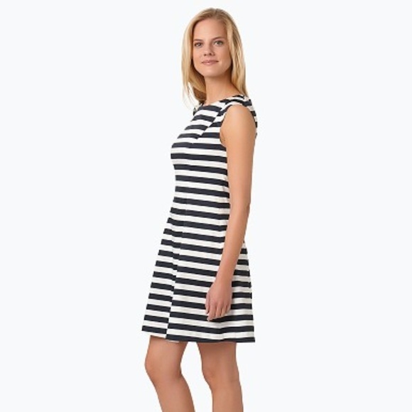 Marie Lund Nautical Navy Striped Dress - Picture 4 of 8